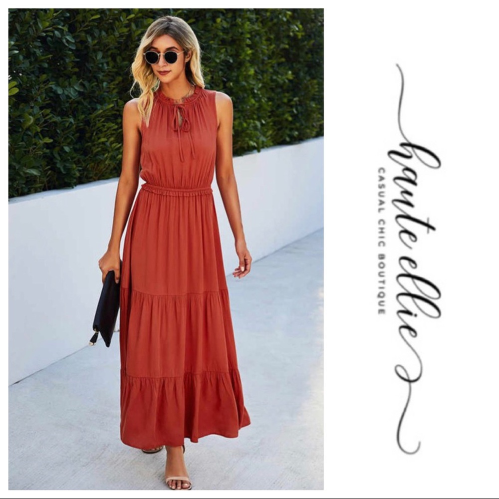 Simply Chic Tier Ruffle Maxi Dress - Picture 3 of 6